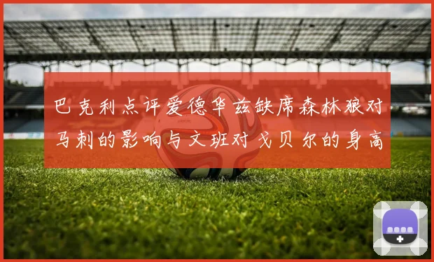 巴克利点评爱德华兹缺席森林狼对马刺的影响与文班对戈贝尔的身高压制